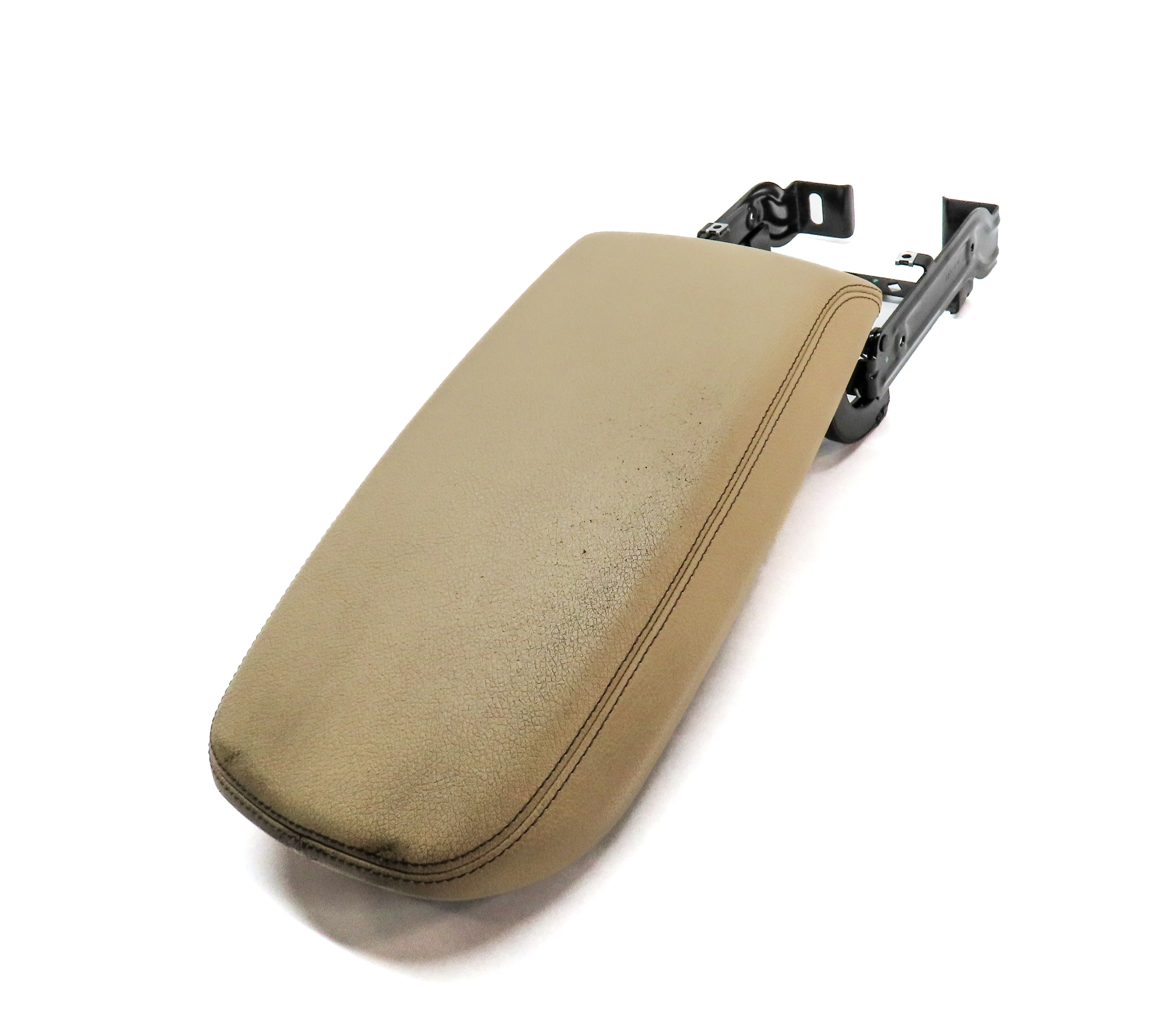 11-18 BMW X3 X4 (F25 F26) FRONT CENTER CONSOLE COMPARTMENT ARMREST LID (Beige) — exact item pictured